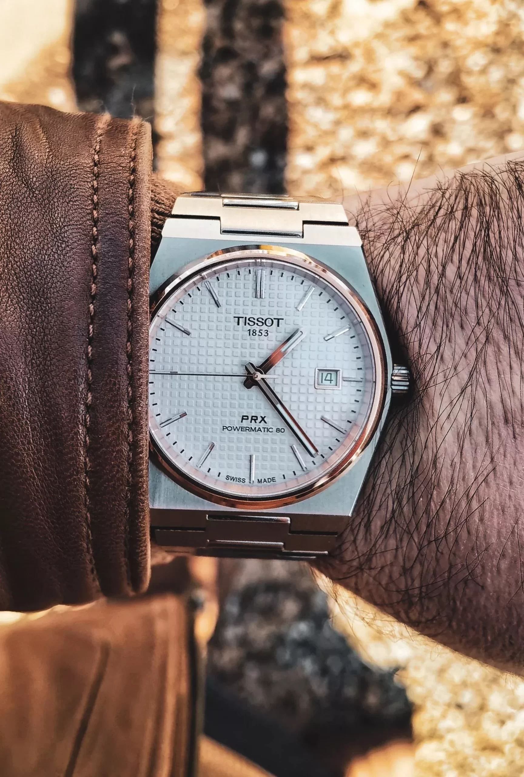 Tissot PRX white dial